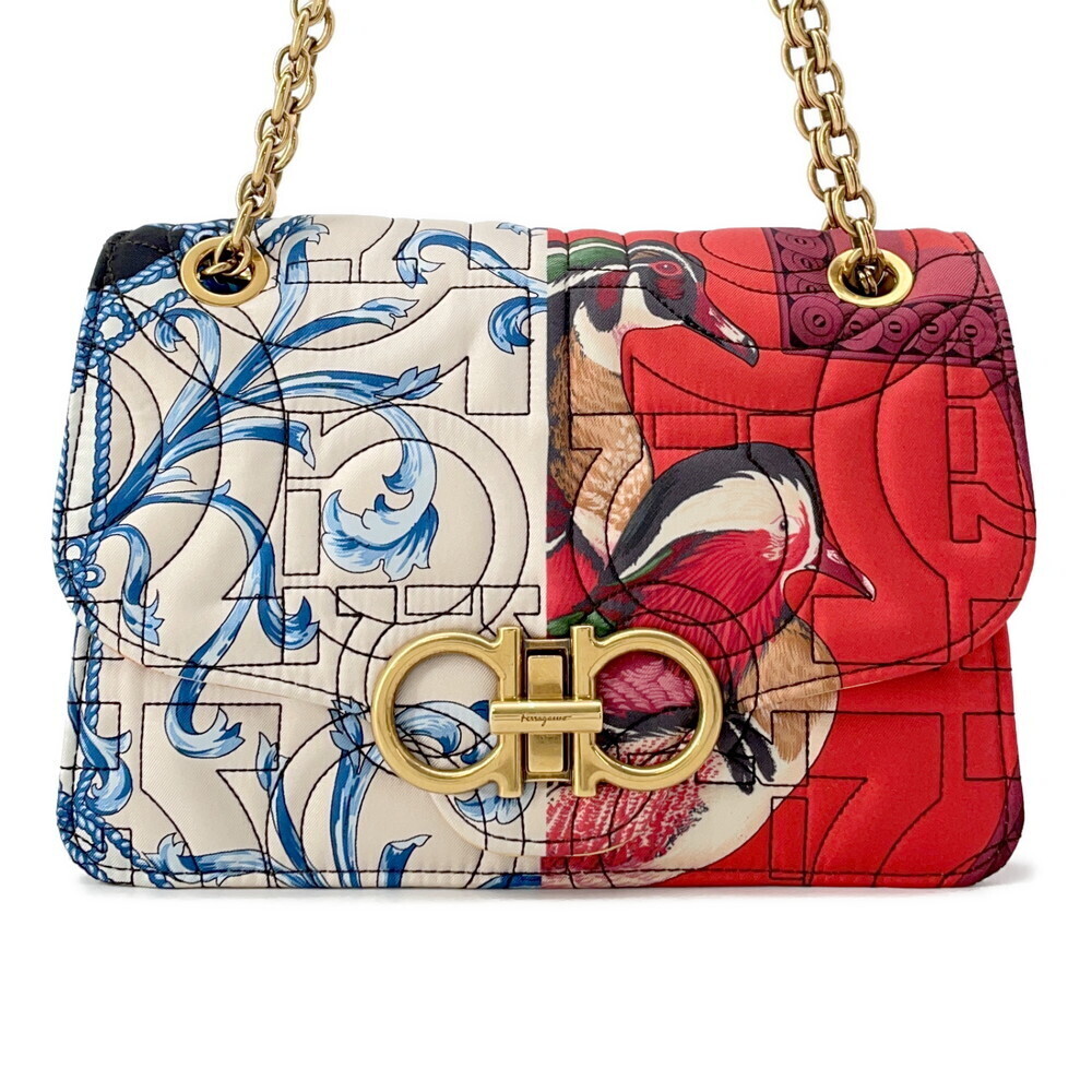Salvatore Ferragamo Chain Shoulder Bag Gancini erragamo